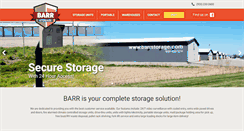 Desktop Screenshot of barrstorage.com