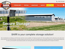Tablet Screenshot of barrstorage.com